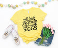 Will Trade Brother For Eggs ShirtFunny Easter ShirtKids Easter ShirtCute Easter ShirtEaster Day Shirt for Woman Easter Egg Shirt Graphic Tee – Cozy Vibes · Perfect For Daily Wear