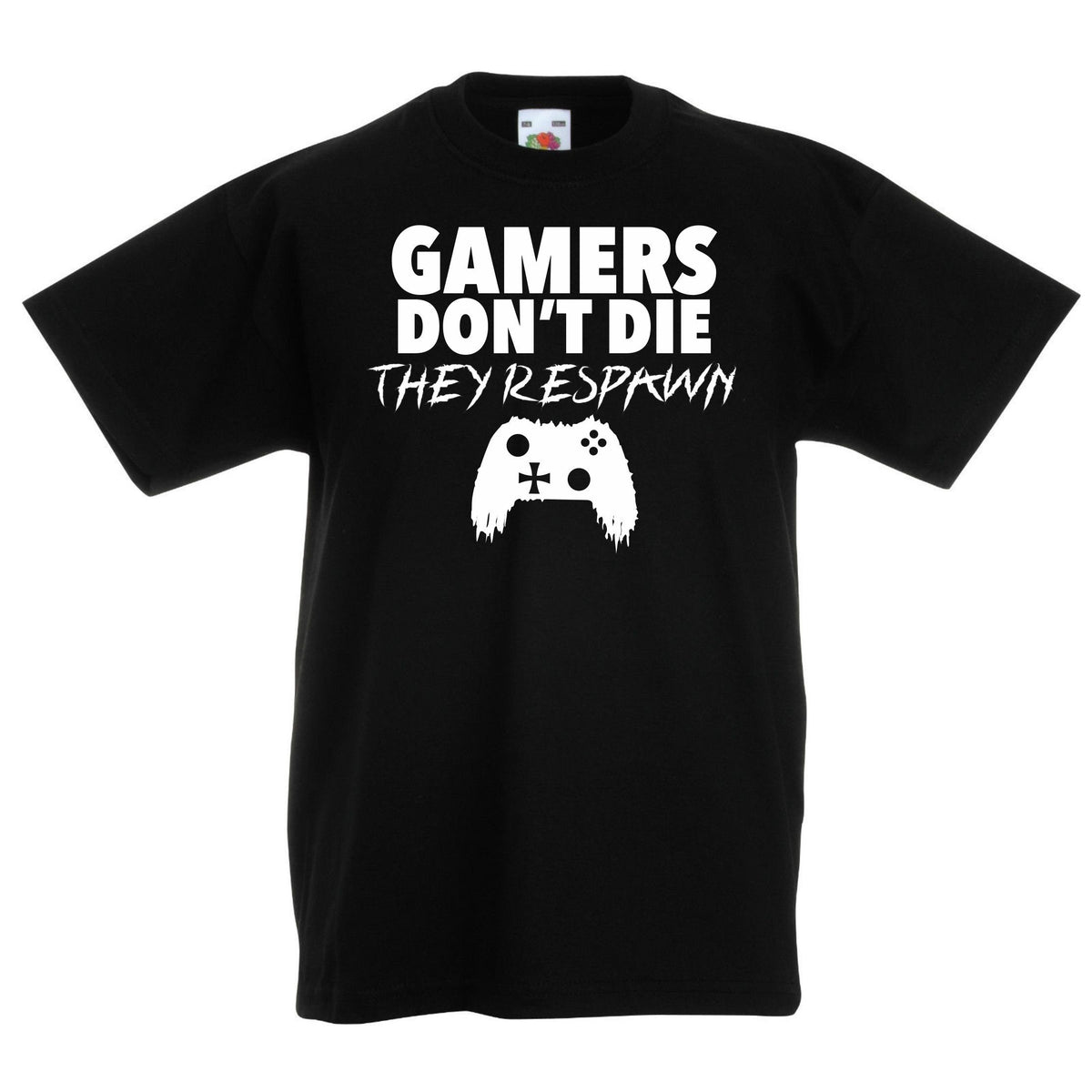 Gaming TShirt for Boys Kids Girls Youths Computer Gamer Cotton Tee Gamers Dont Die They Respawn Graphic Tee – Soft Feel · Great Gift For Fans
