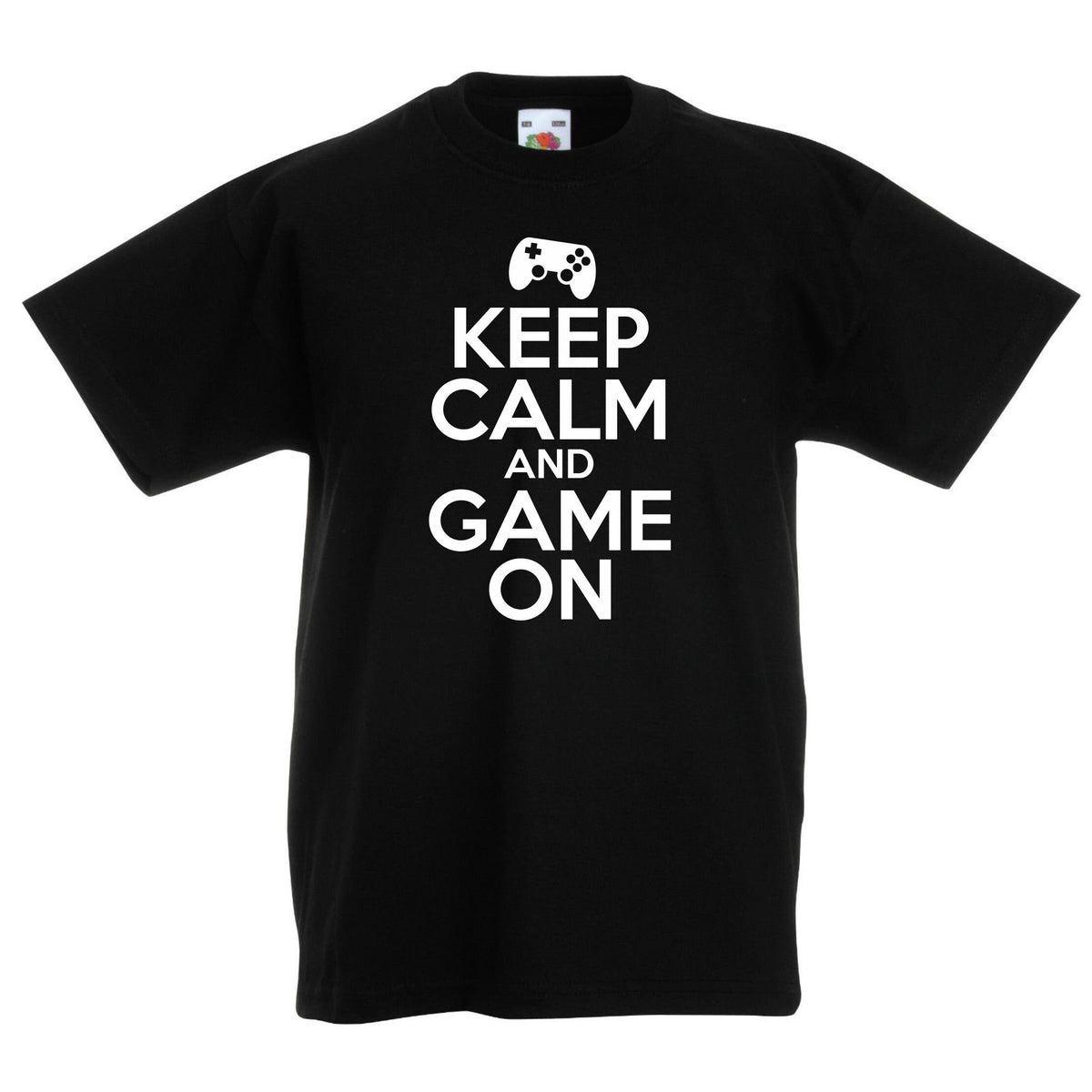 Gaming TShirt for Boys Kids Girls Youths Computer Gamer Cotton Tee Gamers Keep Calm And Game On Graphic Tee – Cozy Vibes · Great Gift For Fans