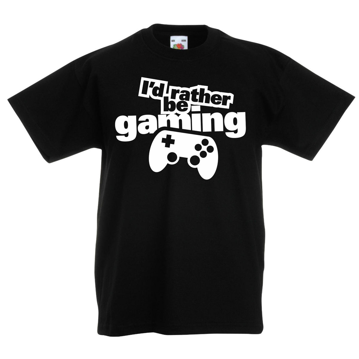 Gaming TShirt for Boys Kids Girls Youths Computer Gamer Cotton Tee Gamers Id Rather Be Gaming Graphic Tee – Cozy Vibes · Perfect For Daily Wear