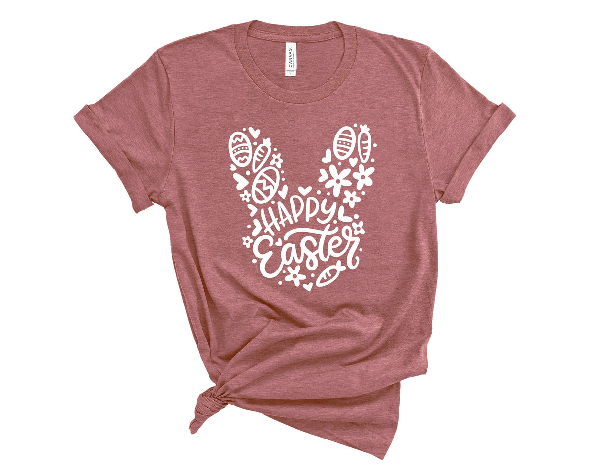 Happy Easter ShirtEaster Bunny ShirtEaster Shirt For WomanCarrot ShirtEaster ShirtEaster Family ShirtEaster DayEaster Matching Shirt Graphic Tee – Feel-Good Design · Perfect For Daily Wear