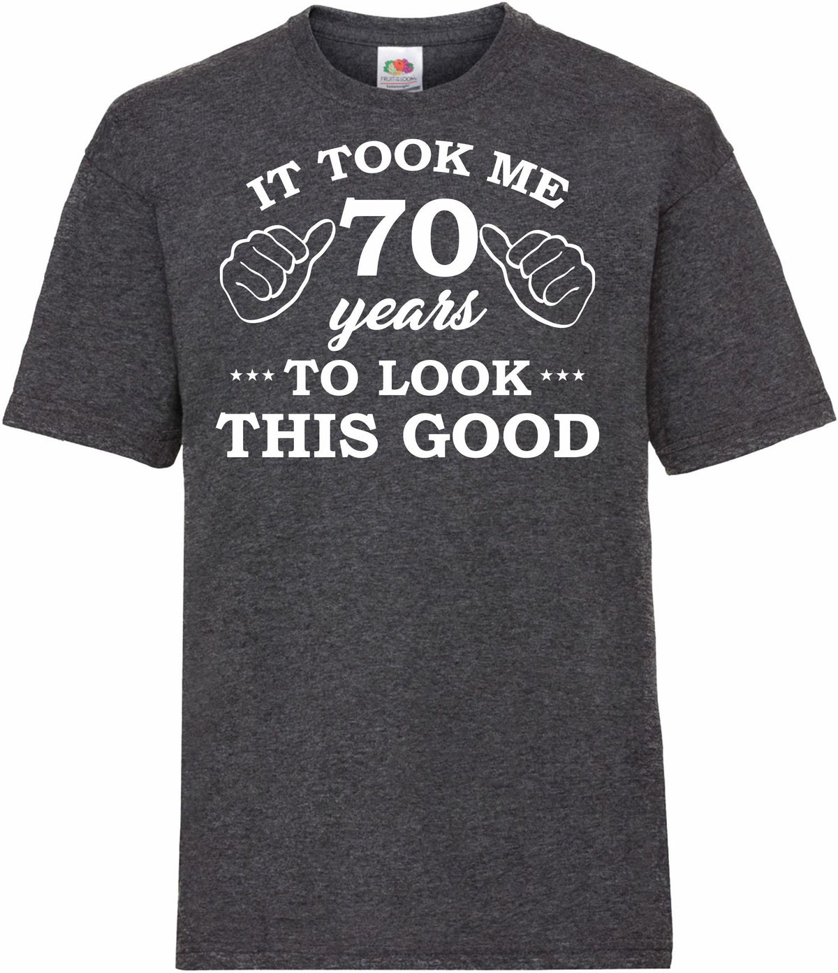 Men39s 70th Birthday Gift TShirts 1953 Funny Cotton Tee It Took 70 Years Old To Look This Good Graphic Tee – Cozy Vibes · Trending Graphic Apparel