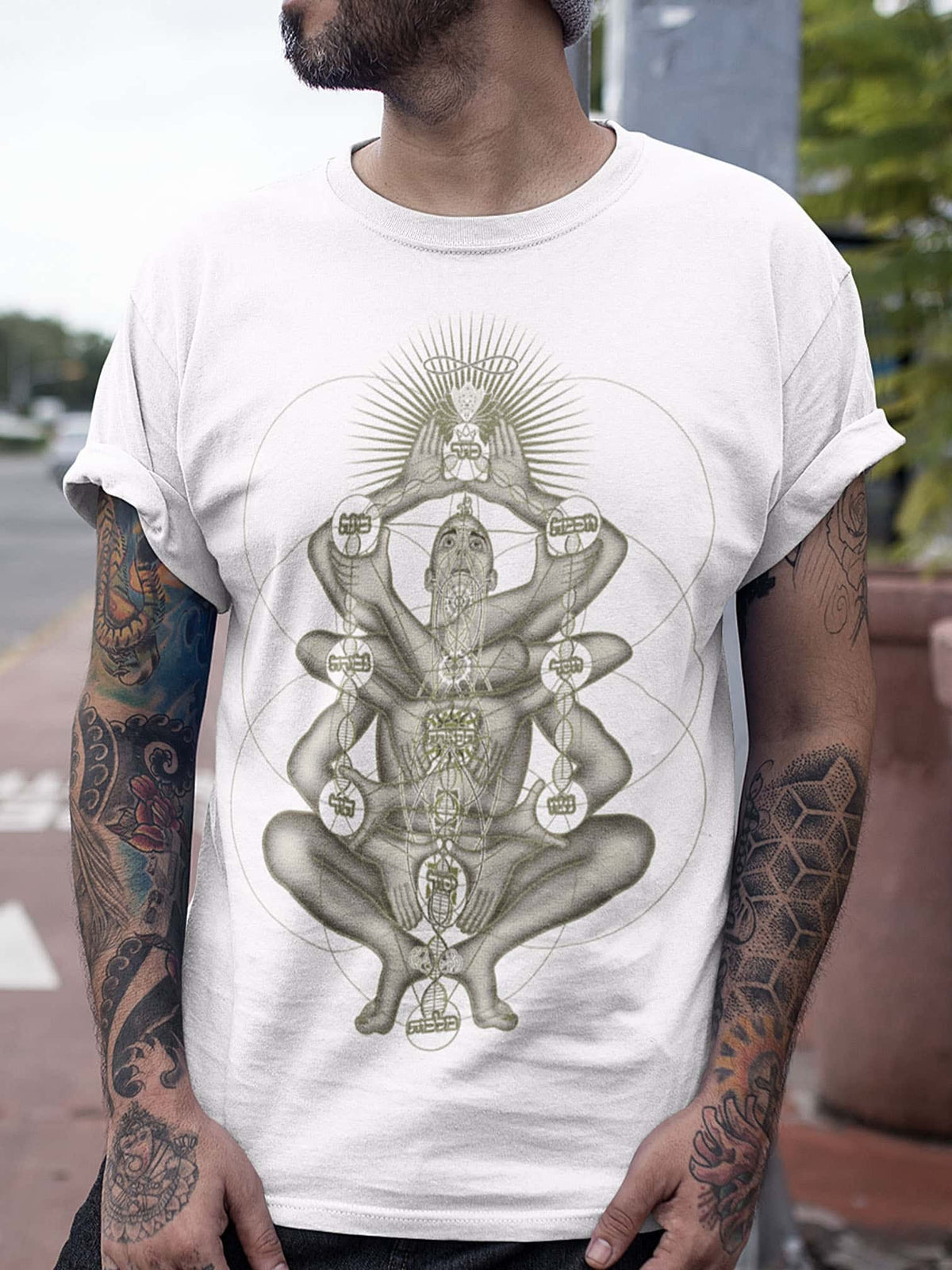 Dance Like A Tree Made To Order Men T Shirt White Graphic Tee – Soft Feel · Perfect For Daily Wear