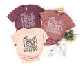 Teach Love Inspire Shirt Teacher Gift Teacher Shirt Elementary School Teacher Shirt Preschool Teacher Teaching is a Work of Heart Graphic Tee – Cozy Vibes · High-Quality Print