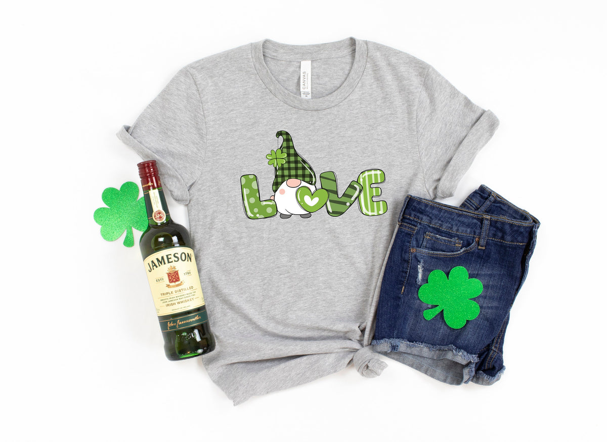 St Patricks Day Gnomes Love ShirtShamrock ShirtSaint Patricks Day ShirtPatricks Day Gnome ShirtSaint Patricks Day Family Matching Shirt Graphic Tee – Aesthetic Look · Perfect For Daily Wear