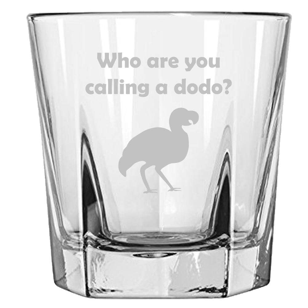 Funny Dodo Gift Dodo Bird Dodo Rocks Glass Dodo Lover Gift Who Are You Calling a Dodo Whiskey Tumbler Graphic Tee – Soft Feel · High-Quality Print