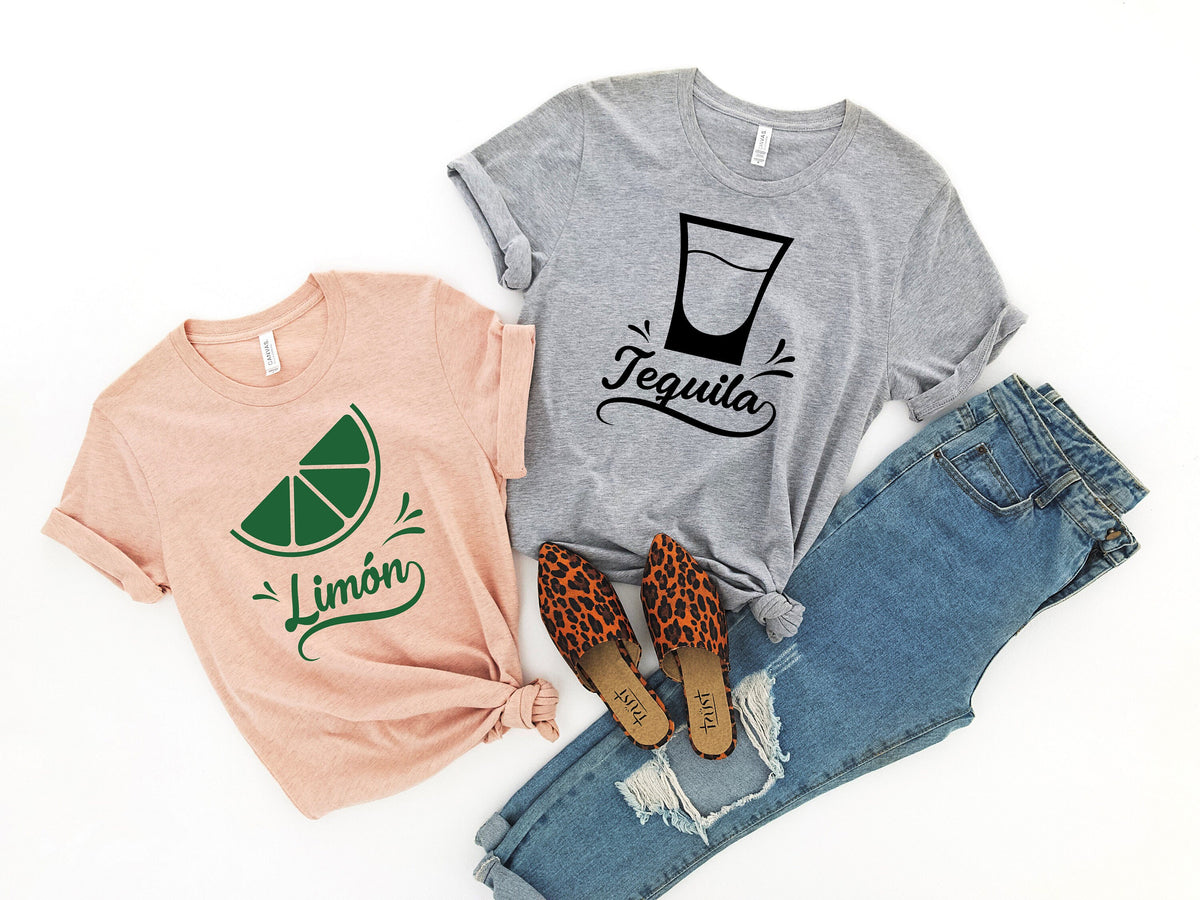 Limon ShirtTequila ShirtFunny Valentines ShirtHis Hers Matching Shirts Wedding GiftCouple Valentines GiftLove Shirt Couple Shirt Graphic Tee – Soft Feel · Great Gift For Fans