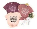 All I Need Is Coffee And My Dog Shirt Coffee Shirt My Dog Shirt Funny Coffee Shirts Coffee Lover Gift Dog Lovers ShirtMom Gift Graphic Tee – Premium Graphic · Trending Graphic Apparel