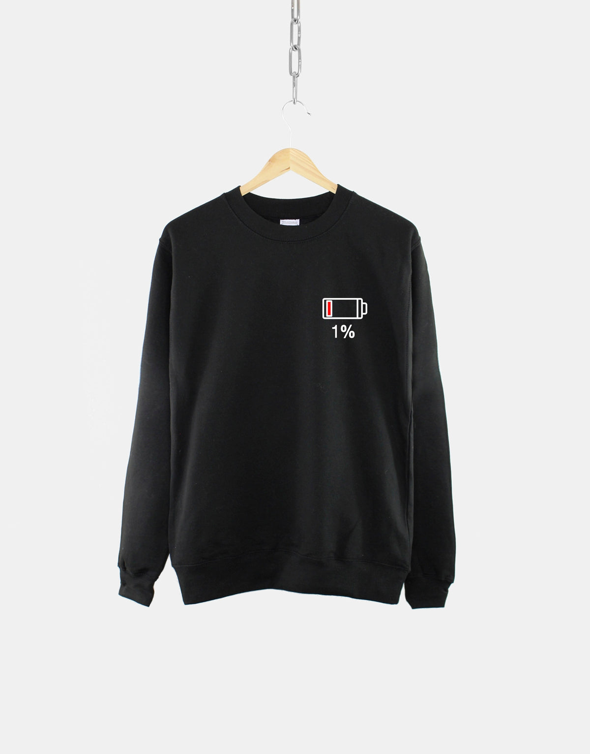 No Energy Low Battery Sweatshirt Always Tired Shirt I Need Sleep Jumper Sweatshirt – Warm & Stylish · High-Quality Print