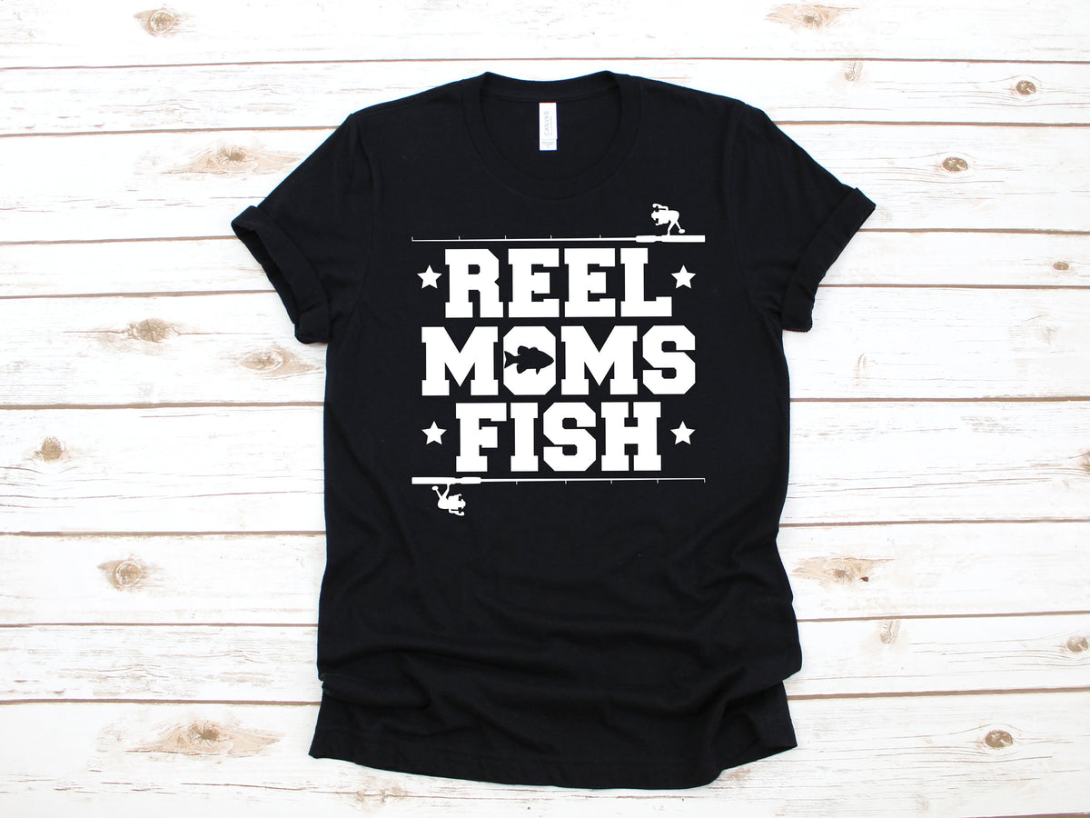 Reel Moms Fish Shirt Funny Fishing Mom TShirt Tank Top Hoodie Sweatshirt Long Sleeve Gifts For Fishers Mothers Day Gift Hoodie – Fan Favorite · Trending Graphic Apparel