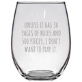 Funny Board Games Gift Stemless Wine Glass Tabletop Games Gift 30 Pages Of Rules And 500 Pieces Board Game Lover Present Graphic Tee – Easygoing Wear · Trending Graphic Apparel