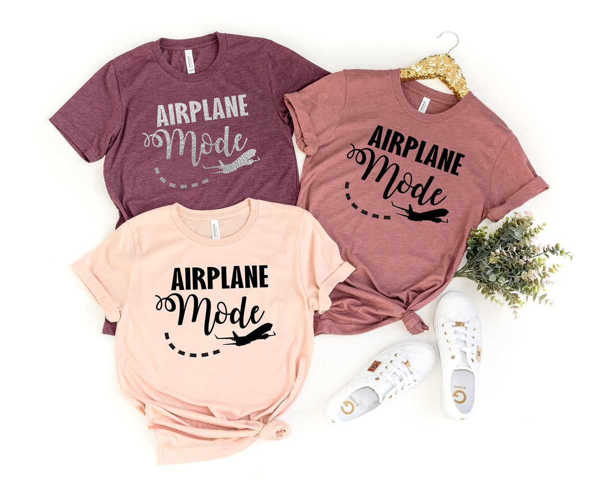 Airplane Mode Shirt Airplane Mode Travel Shirt Vacation Shirt Womens Shirts Gift for Traveler Adventurer Gift Airplane Mode Shirts Graphic Tee – Cozy Vibes · Top Pick For Any Outfit