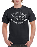 70th Birthday Gift T Shirt Top Shirt Present Sixty Seven Vintage Year 1955 Aged To Perfection Funny 70 Years Old Tee Graphic Tee – Everyday Comfort · High-Quality Print