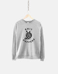 Knit Happens Sweater Grandma Knitting Sweatshirt Nan Knitting Jumper Gift Sweatshirt – Bold Style · Perfect For Daily Wear
