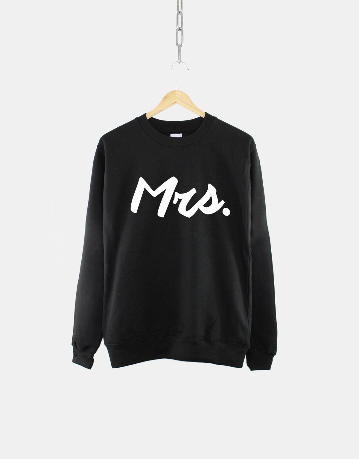 Mrs Sweatshirt Wifey Crew Neck Wife Jumper Shirt Sweatshirt – Cozy Vibes · Top Pick For Any Outfit