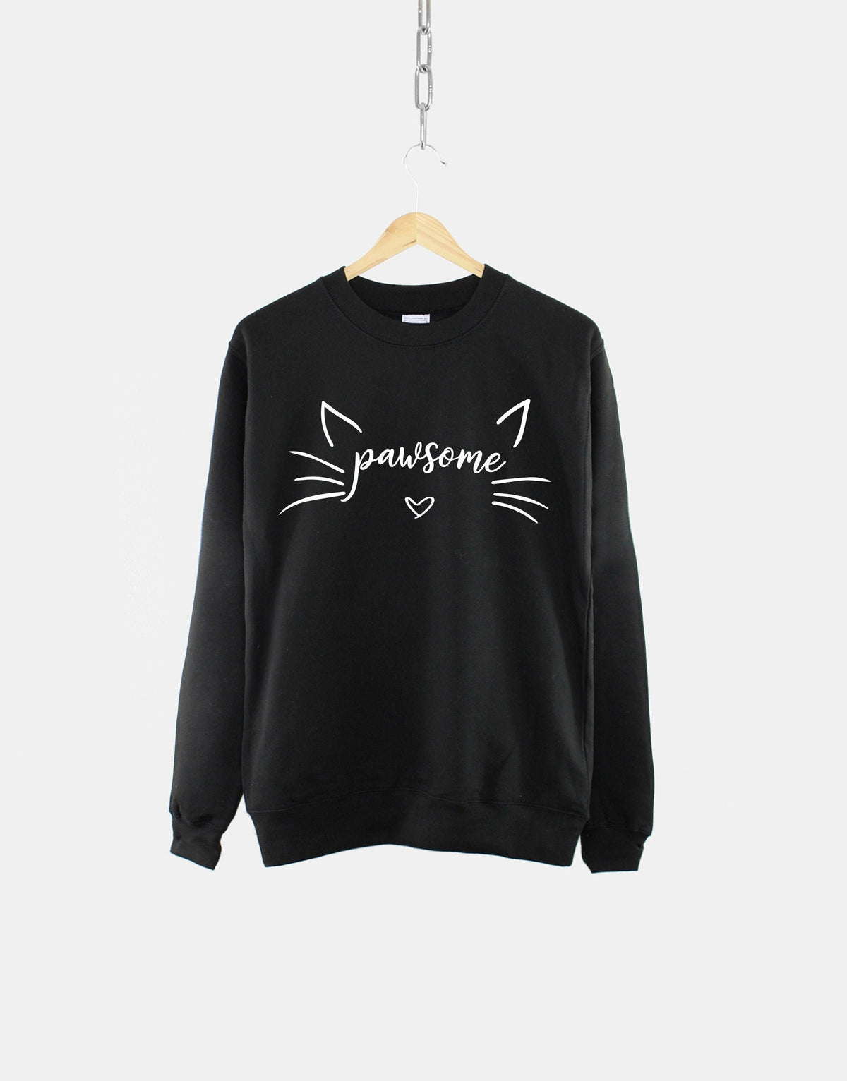 Cat Sweatshirt Pawsome Sweater Cat Ears Jumper Crazy Cat Lady Cat Lover Gift Sweatshirt – Feel-Good Design · Top Pick For Any Outfit