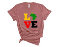 Africa Love ShirtBlack History Month ShirtAfrican American ShirtBlack Power ShirtI am Black History ShirtBlack Lives Matter Shirts Graphic Tee – Soft Feel · Great Gift For Fans