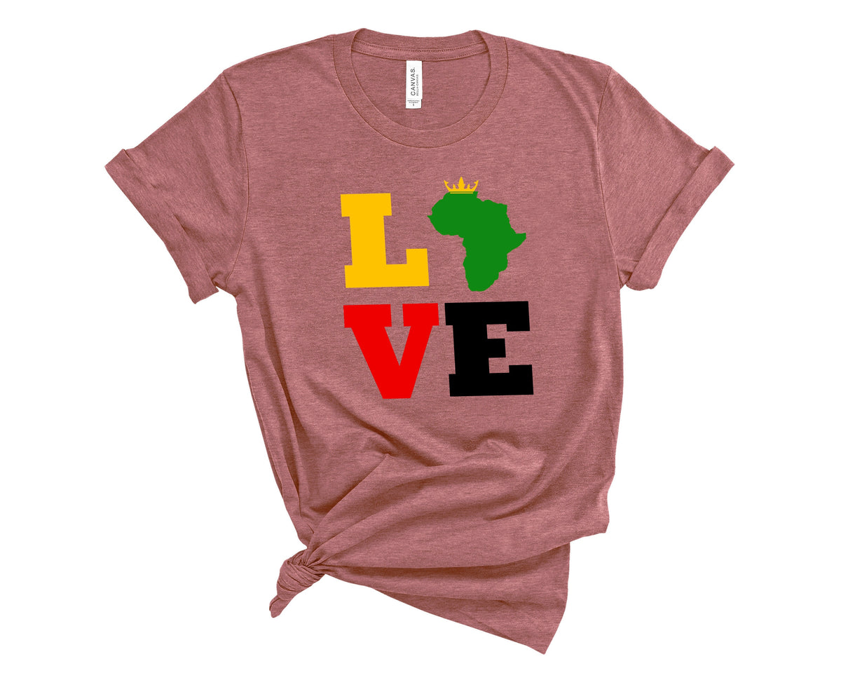 Africa Love ShirtBlack History Month ShirtAfrican American ShirtBlack Power ShirtI am Black History ShirtBlack Lives Matter Shirts Graphic Tee – Soft Feel · Great Gift For Fans
