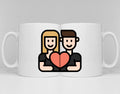 Valentines Day Mugs Matching Couple Boyfriend Girlfriend Mug Set of 2 Personalised Mr And Mrs Couple Mugs Graphic Tee – Fan Favorite · Must-Have Style