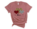 Leopard Print Heart ShirtBuffalo Plaid Valentines Day Shirts For MomHeart ShirtAnimal Print HeartCute Valentine TeeValentines Day Gift Graphic Tee – Feel-Good Design · Perfect For Daily Wear