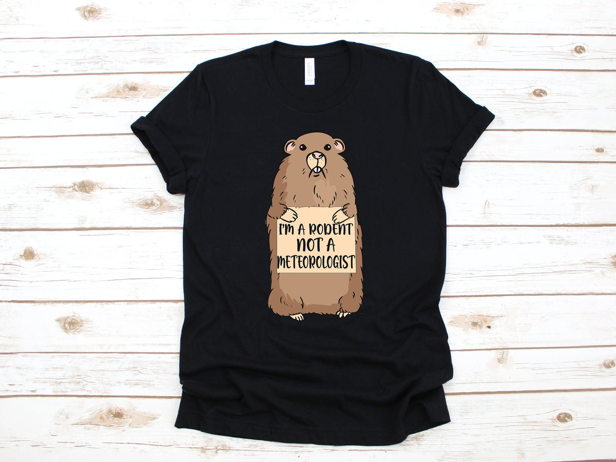 Funny Groundhog Day TShirt A Rodent Not A Meteorologist Long Sleeve Hoodie Groundhogs Day Sweatshirt Kids TShirt Hoodie – Premium Graphic · Top Pick For Any Outfit