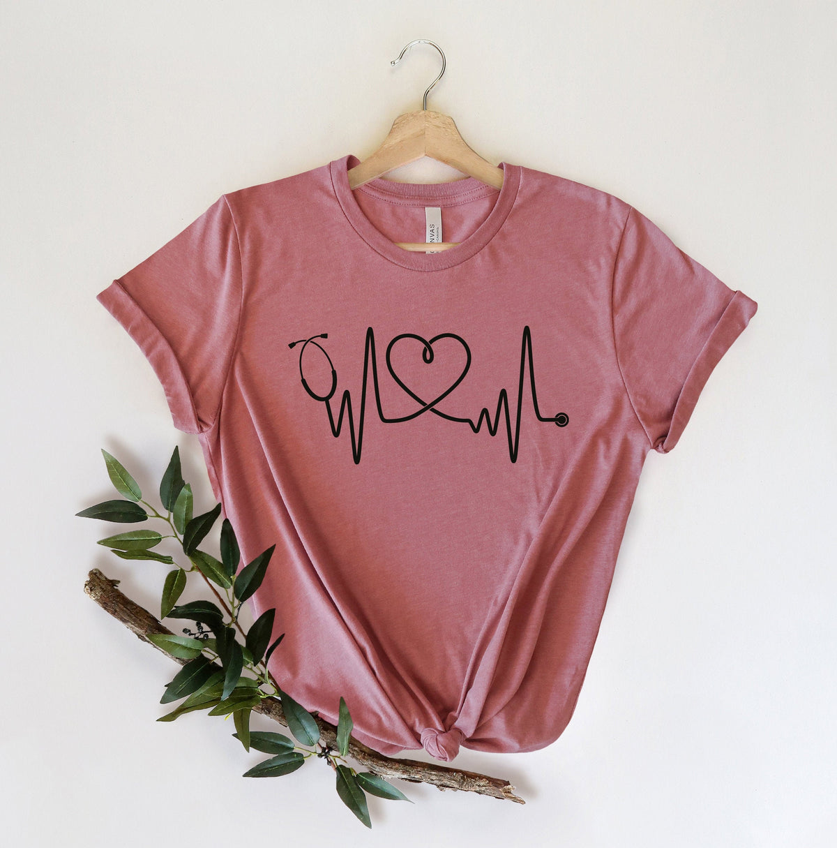 Heartbeat ShirtNurse TshirtNurse TeesStethoscope Shirts Nurse Appreciation GiftNurse Gift IdeaNurses Week GiftNurselife ShirtDoctor Graphic Tee – Everyday Comfort · Trending Graphic Apparel