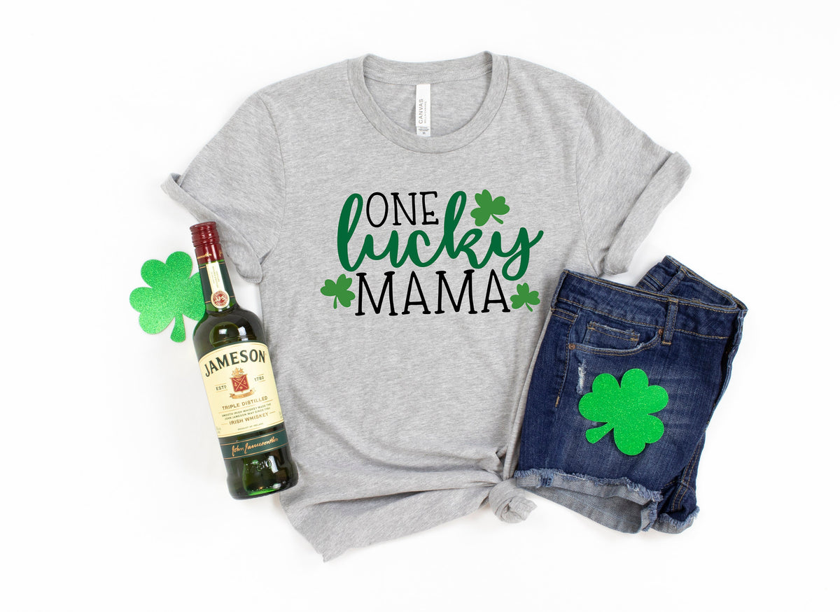 One Lucky Mama ShirtSt Patrick39s Day ShirtLucky Shamrock ShirtPatrick39s Day GiftPatrick39s Day Family Matching ShirtDrinking Shirt Graphic Tee – Aesthetic Look · High-Quality Print