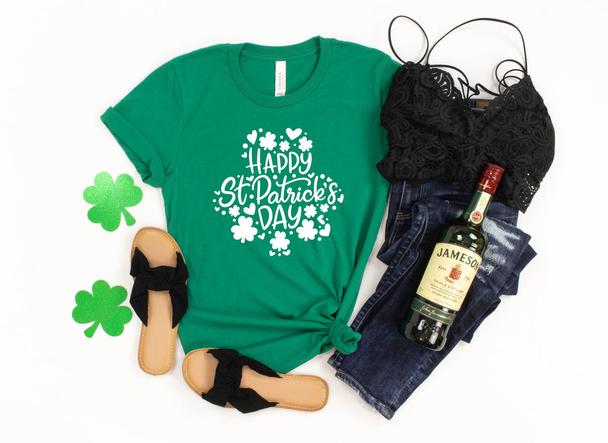 Happy Patrick39s Day ShirtLucky Shamrock ShirtShamrock Tee Patrick39s Day GiftPatrick39s Day Family Matching ShirtDrinking Shirt Graphic Tee – Everyday Comfort · High-Quality Print