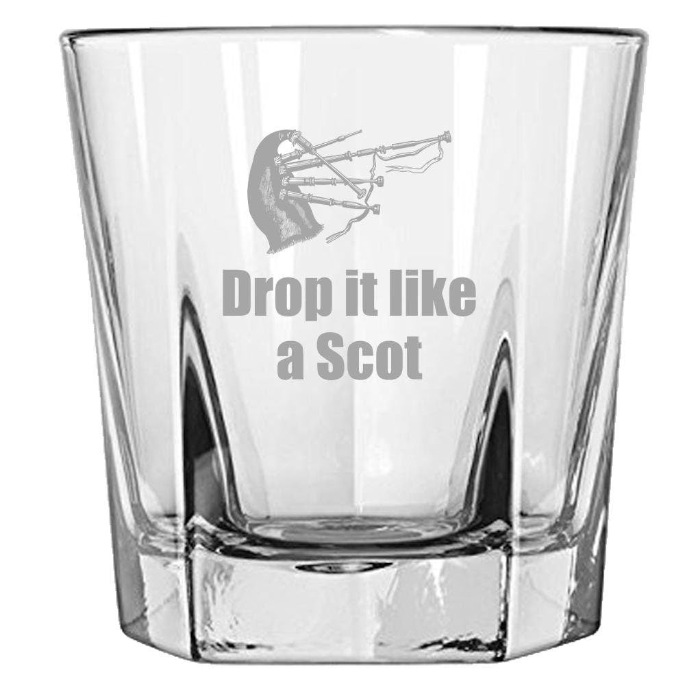 Funny Bagpipes Rocks Glass Bagpiper Gift Idea Piper Present Drop It Like A Scot Bagpiper Whiskey Tumbler Tote Bag – Warm & Stylish · High-Quality Print