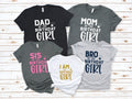 Dad Mom Sis Bro Of The Birthday Girl ShirtParents Of The Birthday Girl Matching Shirts I am the Birthday GirlSis of the Birthday Girl Graphic Tee – Soft Feel · Trending Graphic Apparel