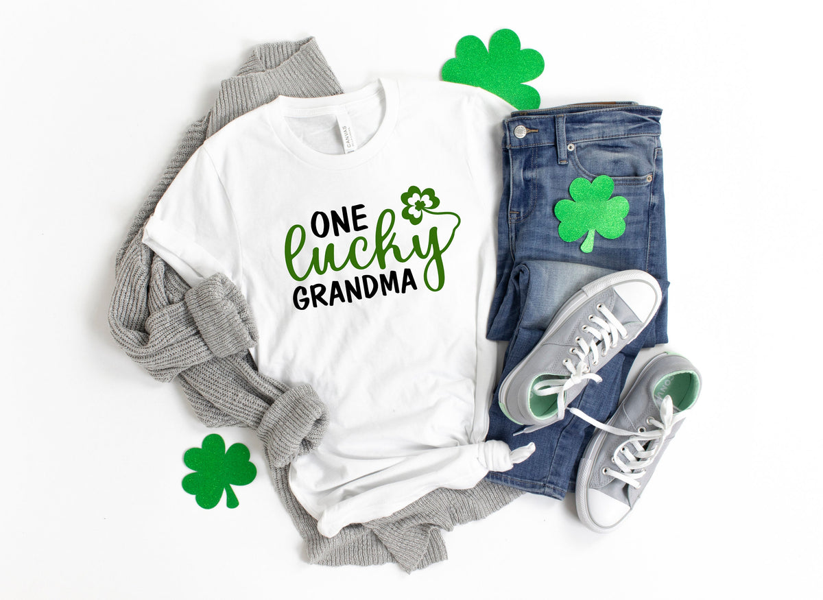One Lucky Grandma Shirt Grandma Shirt St Patricks Day St Patrick39s Day Grandma To Be New Grandma Shirt Gift for Grandma Shamrock Tee Graphic Tee – Bold Style · Must-Have Style