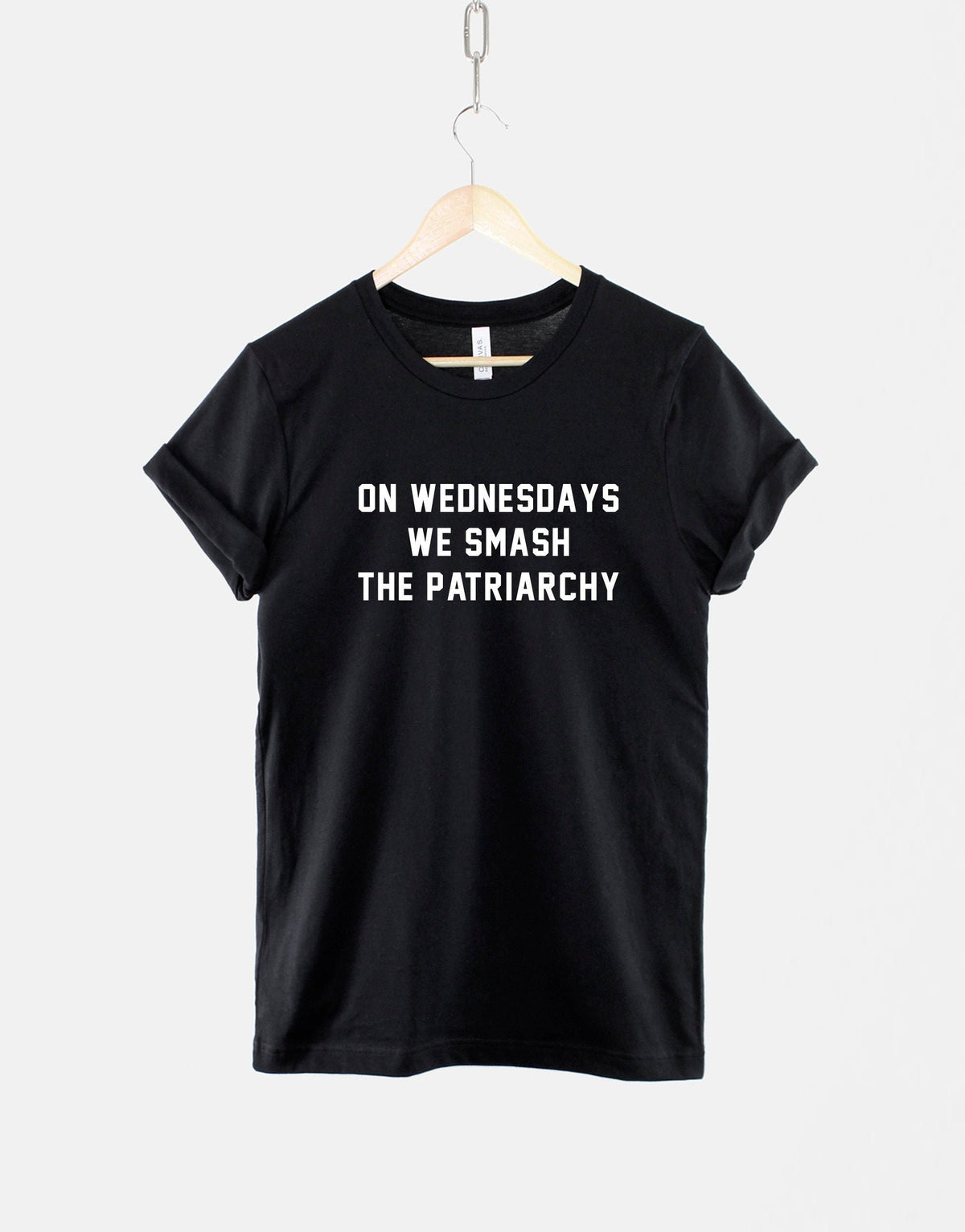 Feminist TShirt On Wednesdays We Smash The Patriarchy Shirt Female Empowerment Feminism Slogan T Shirts Graphic Tee – Bold Style · Perfect For Daily Wear