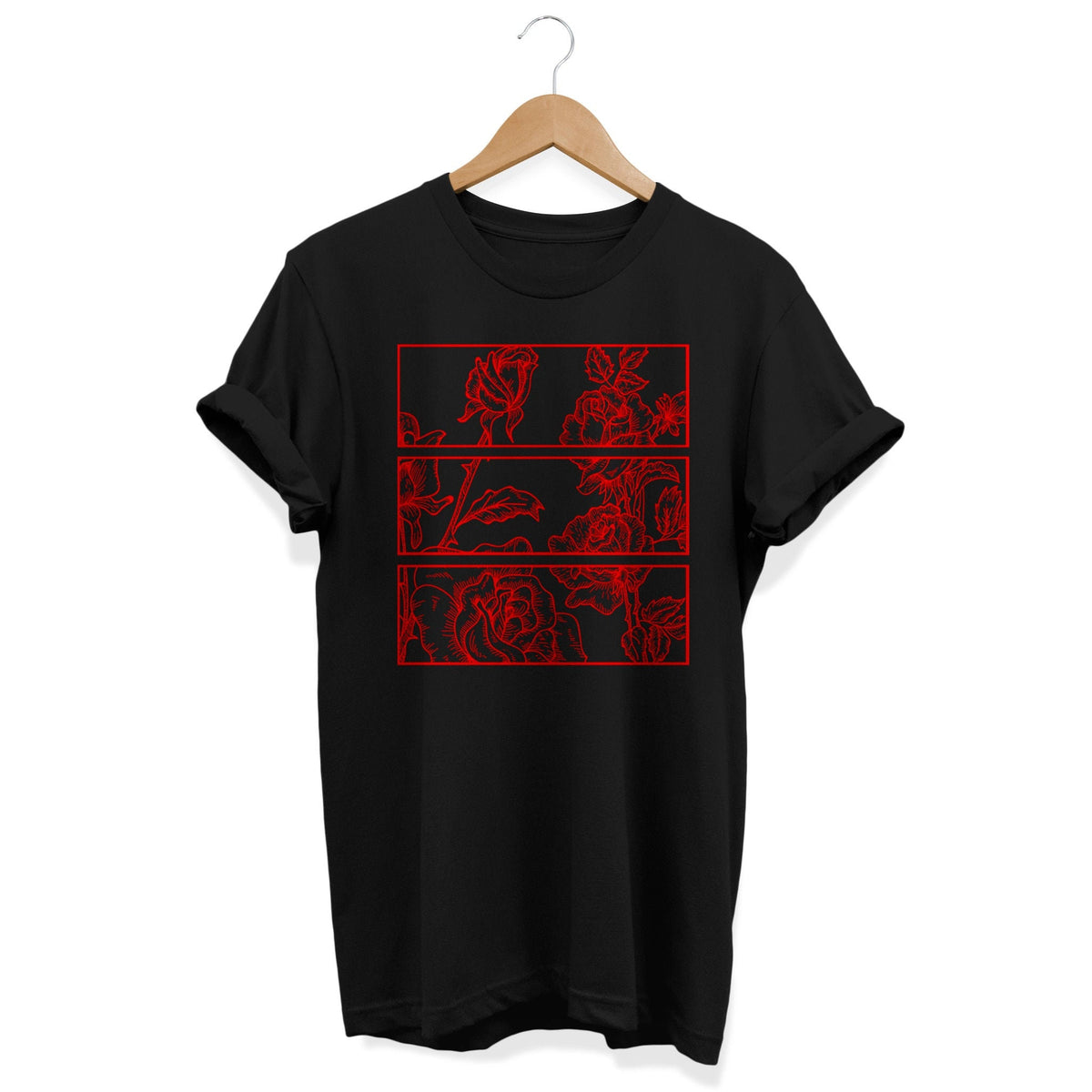 Red Roses shirt Pastel Goth Tee Gothic T shirt Aesthetic Clothing Soft Grunge Clothes Urban Streetwear Alternative Fashion Graphic Tee – Feel-Good Design · Must-Have Style