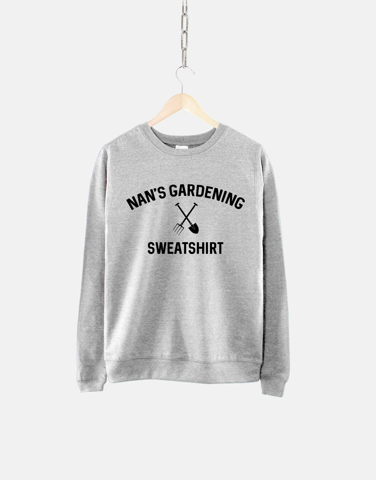 Nans Gardening Sweatshirt Crew Neck Grandma Granny Shirt Sweatshirt – Soft Feel · Trending Graphic Apparel
