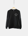 Heart Shape Pocket Print Sweatshirt Love Shape Womens Fashion Sweater Sweatshirt – Fan Favorite · Perfect For Daily Wear