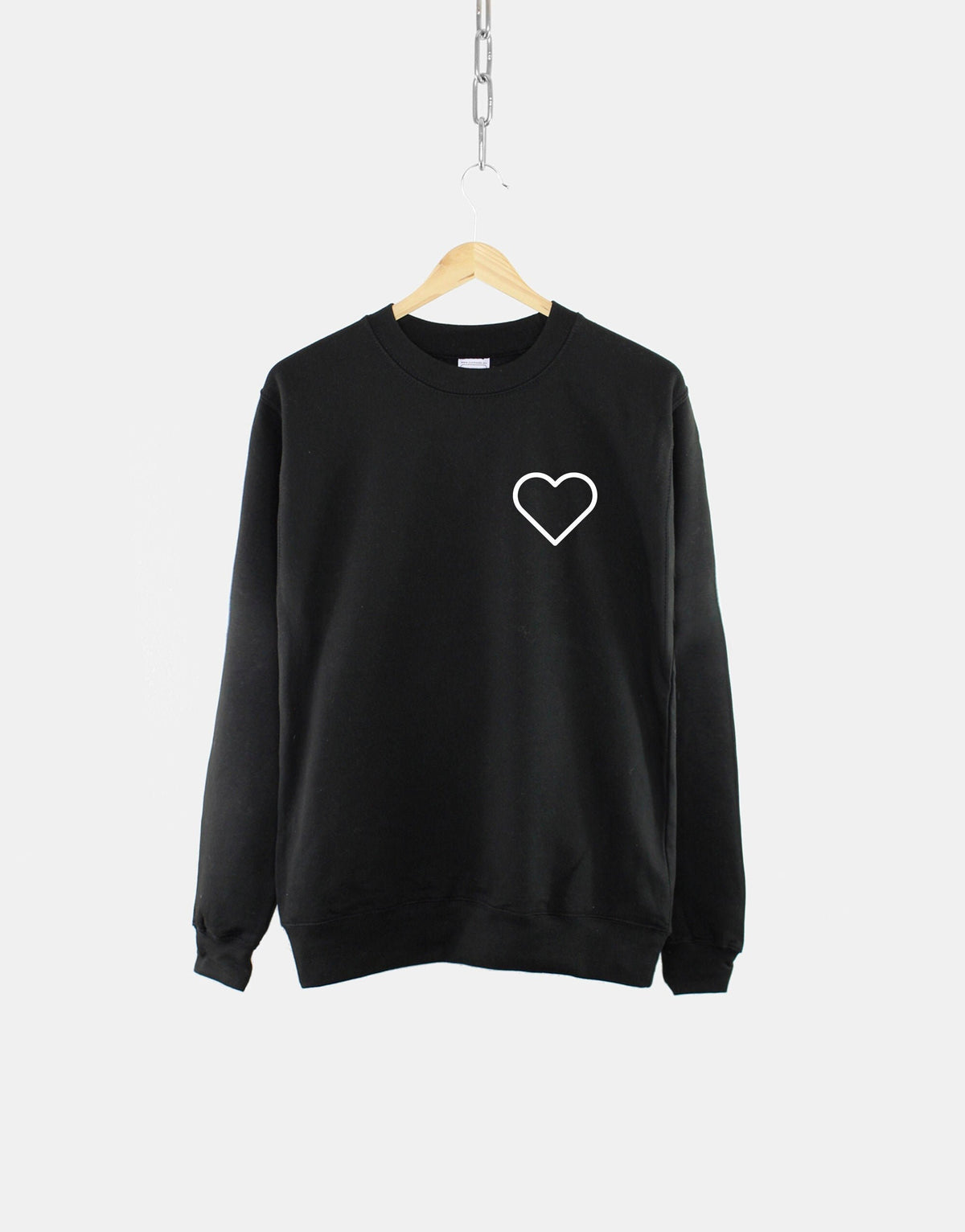Heart Shape Pocket Print Sweatshirt Love Shape Womens Fashion Sweater Sweatshirt – Fan Favorite · Perfect For Daily Wear