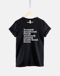 Jazz Music TShirt Jazz Musician Helvetica Music Shirt Piano Saxophone Trumpet Trombone TShirt Graphic Tee – Easygoing Wear · Great Gift For Fans
