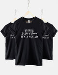 Kids Best Friends Matching TShirt Cute Childrens Three Is Not A Crowd It39s A Squad Best Friends Shirts Graphic Tee – Warm & Stylish · Perfect For Daily Wear