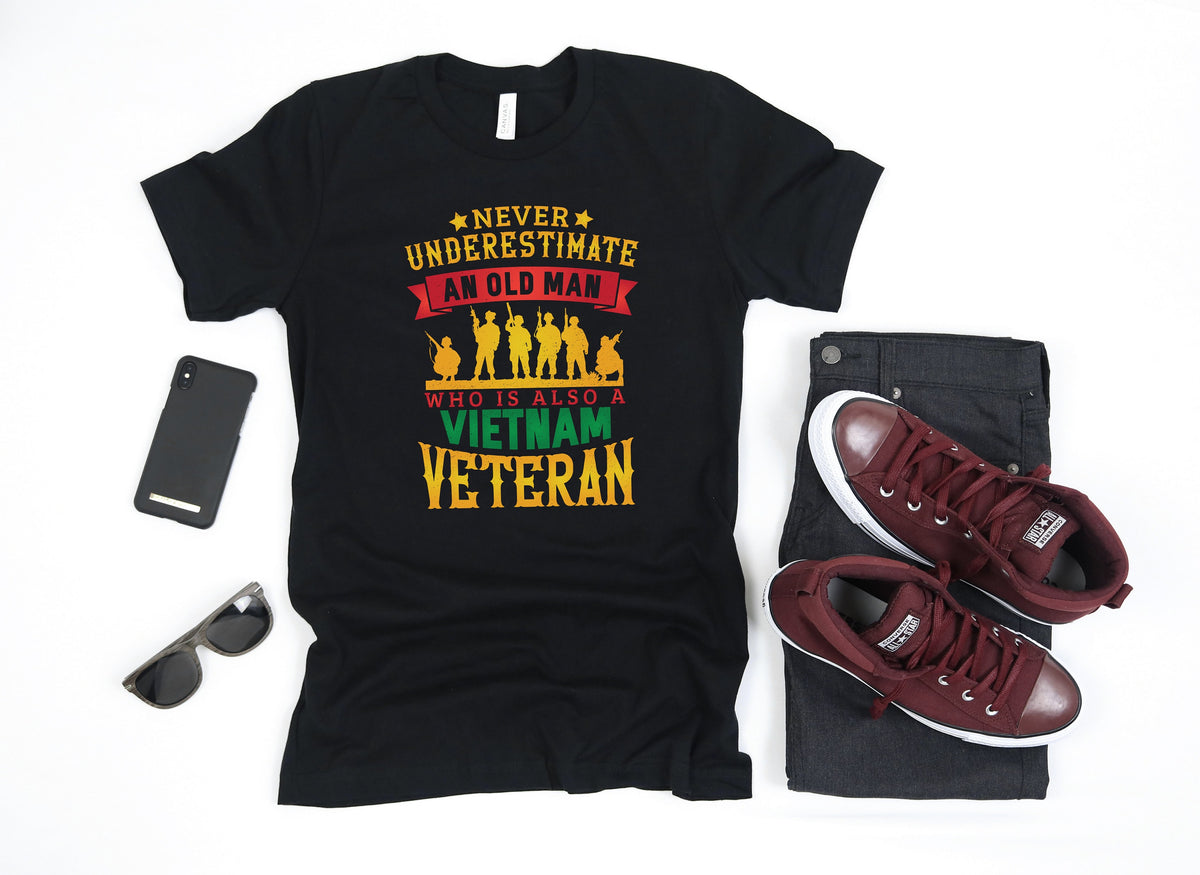 Old Man Vietnam Veteran TShirt Vietnam Vet Dad Tank Top Vietnam Fathers Day Hoodie Sweatshirt Long Sleeve Hoodie Apparel Gift Hoodie – Bold Style · Trending Graphic Apparel