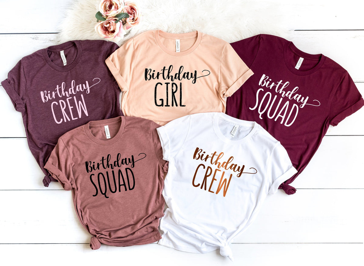 Birthday Group Shirts Birthday Crew Shirts Birthday Squad Shirts I am the Birthday Girl BIrthday Party Shirt Birthday Group Party Graphic Tee – Warm & Stylish · Top Pick For Any Outfit