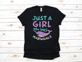 Girl Who Loves Narwhals Shirt Cute Narwhal TShirt Long Sleeve Sweatshirt Hoodie Tank Top Hoodie – Feel-Good Design · Top Pick For Any Outfit
