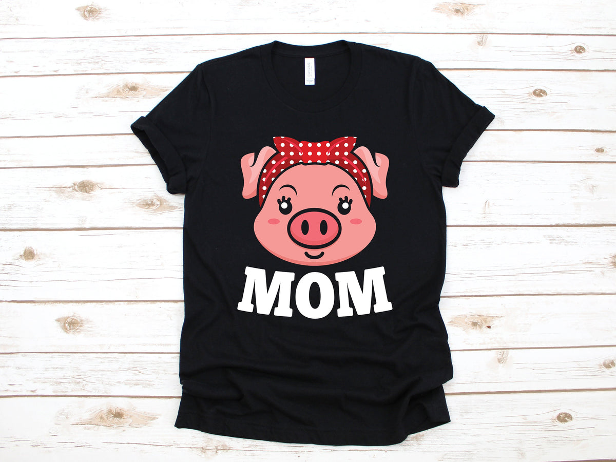 Cute Pig Mom TShirt Pig Mothers Day Tank Top Barn Gifts for Pig Moms Farmer Mom Hoodie Sweatshirt Long Sleeve Hoodie – Soft Feel · Great Gift For Fans