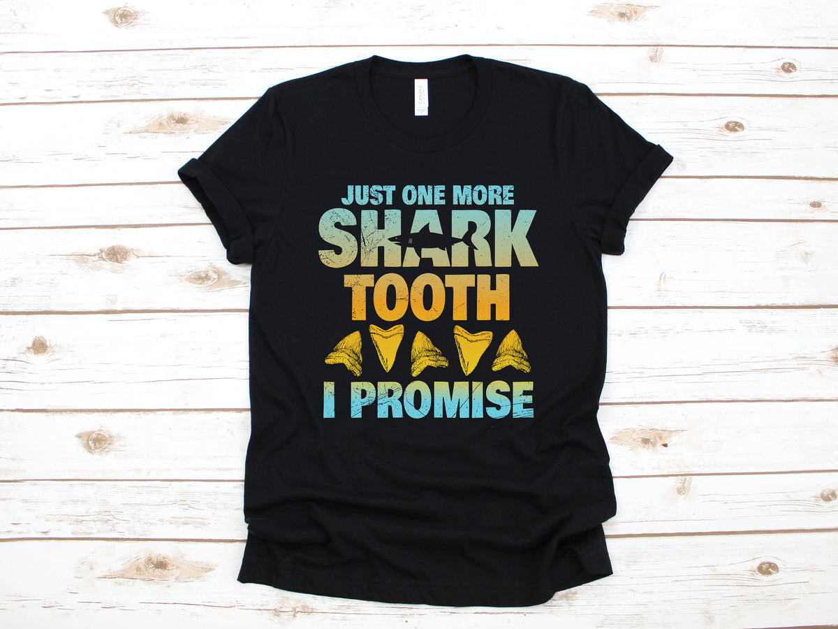 One More Shark Tooth TShirt Funny Shark Tooth Collector Shirt Shark Teeth Hoodie Sweatshirt Tank Top Shark Fossil Hoodie – Soft Feel · Perfect For Daily Wear