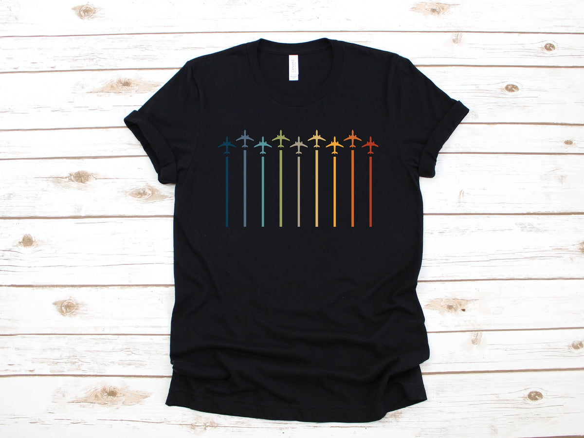 Retro Airplane TShirt Vintage Pilot Gift Plane Mechanic TShirt Tank Top Hoodie Sweatshirt Long Sleeve Hoodie – Aesthetic Look · Great Gift For Fans