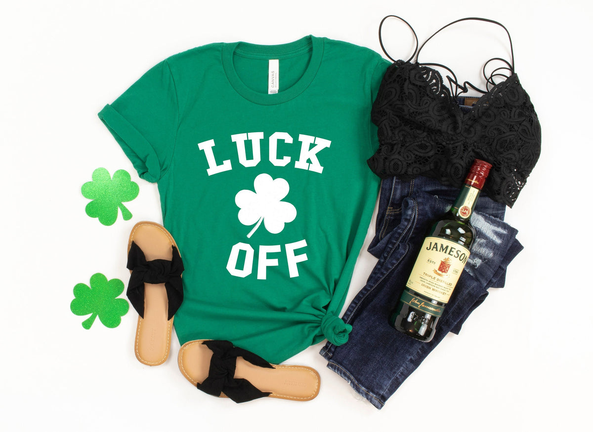 Lucky Off Shirt St Patrick39s Day Shirt Shamrock Shirt St Patty39s ShirtIrish Shirt Shenanigans Luck OffFamily Matching Shirt Graphic Tee – Cozy Vibes · Trending Graphic Apparel