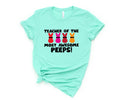 Teacher of the most Awesome Peeps ShirtTeacher ShirtEaster Teacher ShirtTeacher TShirtTeacher TeePeeps TShirtEaster ShirtEaster Day Graphic Tee – Easygoing Wear · Great Gift For Fans