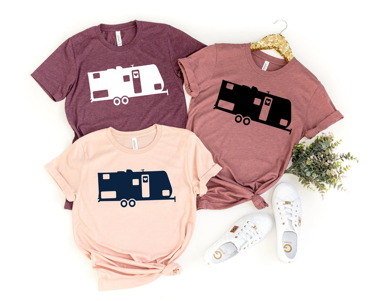 Travel Trailer ShirtCamping ShirtFunny Camping ShirtCamping GiftCamper ShirtCamp Squad T shirtMatching Friends Camping ShirtRoad Trip Graphic Tee – Everyday Comfort · Top Pick For Any Outfit