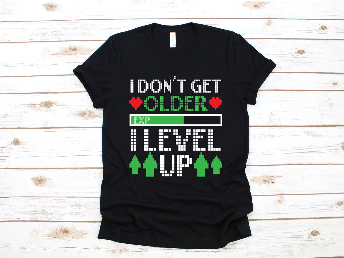 Gamer Birthday TShirt Don39t Get Older I Level Up Tank Top Funny Gaming Bday Hoodie Sweatshirt Long Sleeve Hoodie Apparel Gift Hoodie – Easygoing Wear · Great Gift For Fans
