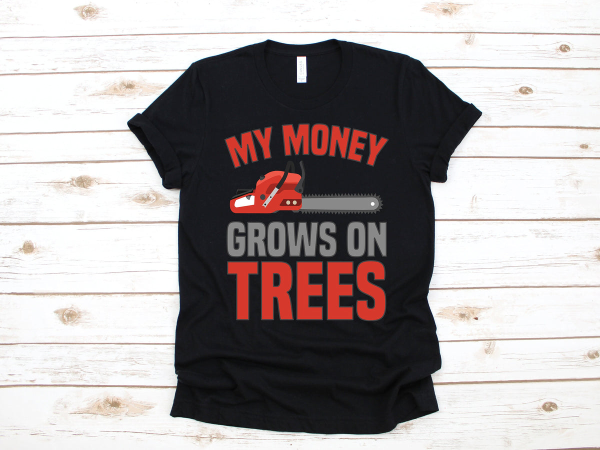 Funny Arborist TShirt My Money Grows On Trees Tank Top Tree Surgeon Hoodie Sweatshirt Long Sleeve Cutting Trees Hoodie Apparel Gift Hoodie – Fan Favorite · Perfect For Daily Wear