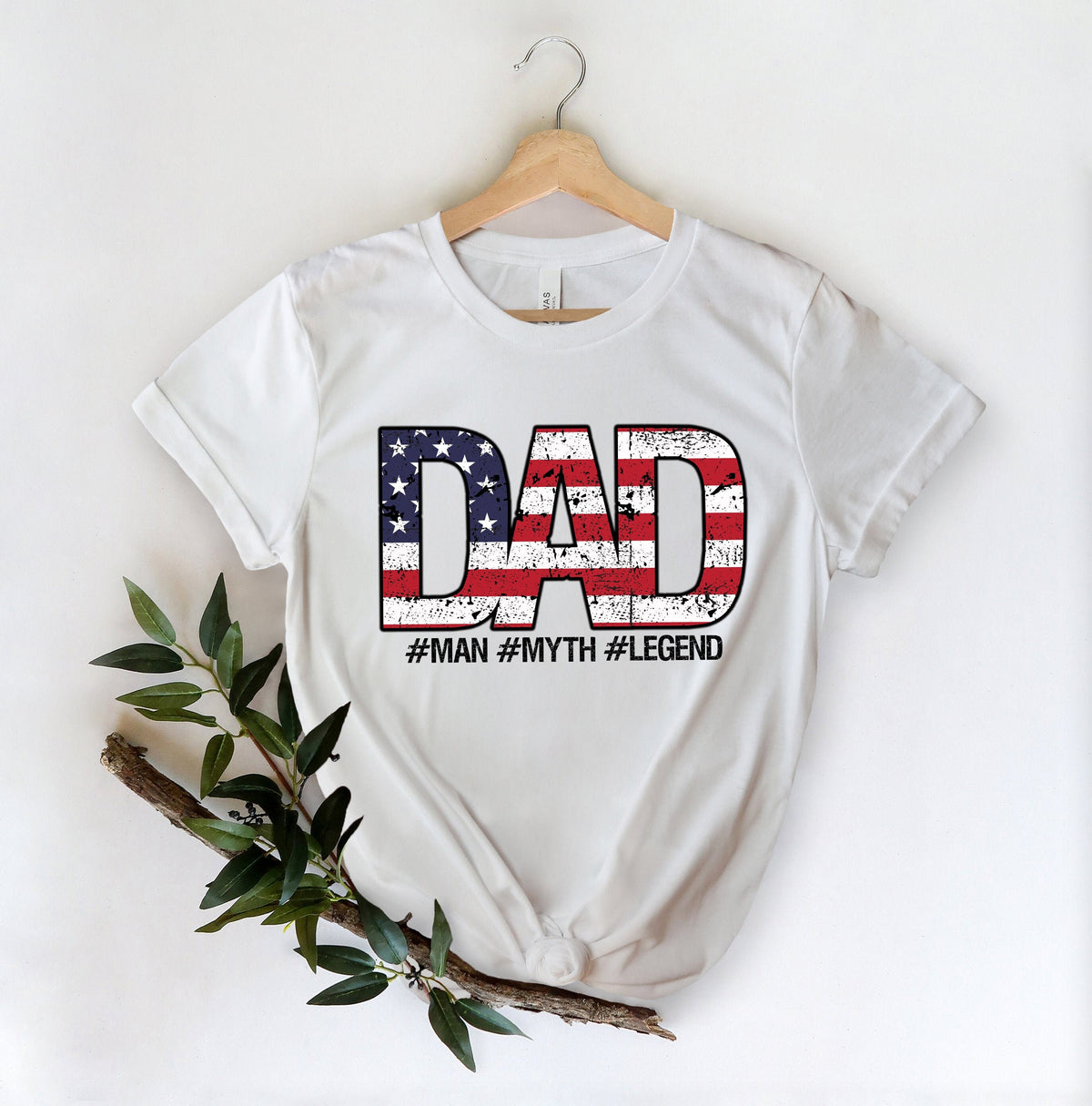 Man Myth Legend ShirtAmerican Flag Dad ShirtNew Dad ShirtDad ShirtDaddy ShirtFather39s Day ShirtBest Dad shirtGift for Dad Graphic Tee – Cozy Vibes · High-Quality Print